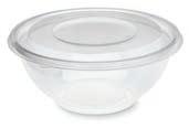 CLASSIC ROUND BOWLS 12008A500 Clear 8 oz. Small Round 5.63 D 1.63 PET 500 13032A100 Clear 32 oz. Shallow Large Round 9.25 D 2.25 PET 100 92012A500 Black 12 oz. Small Round 5.63 D 2.