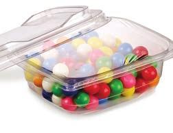 00 x 5.00 0.62 PET 1000 NON-TR LIDS AVAILABLE FOR FILM-SEALING SLEEK PULL TAB STACKABLE FOR MAXIMUM SHELF APPEAL 15616TR 5560TR 15608TR 15616TR Clear Small 8 oz. Rectangle Container Clear Small 16 oz.