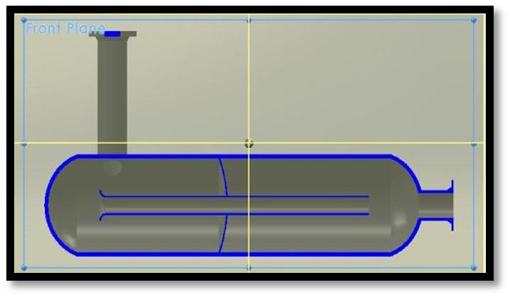 dampener. The design of the pipe layout was made according to the dimensions measured on-site. Both the designs are made in SolidWorks software.