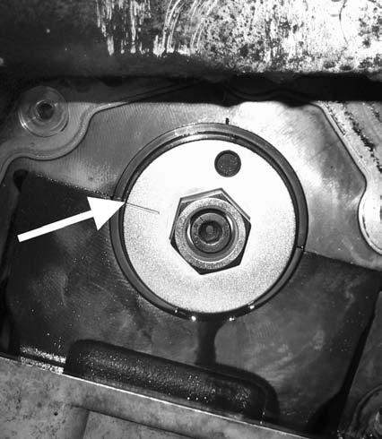 NOTE: Ensure that the clamp plate fits fully onto the surface of the cylinder head with no gap (fig.20). 3.3.22. Tighten camshaft gear securing bolt to 150 Nm + 90 Remove all tools.