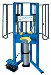 ALS - Auto Leveling System The two auto leveling upper arms simplify working on conical and misaligned springs Aluminium Cylinder Manufactured from light alloy and resin to eliminate risk of