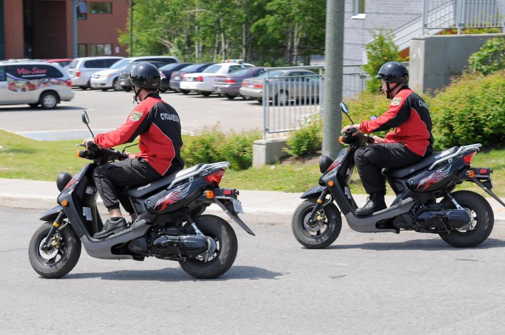 Photo: Motor Scooter Team in