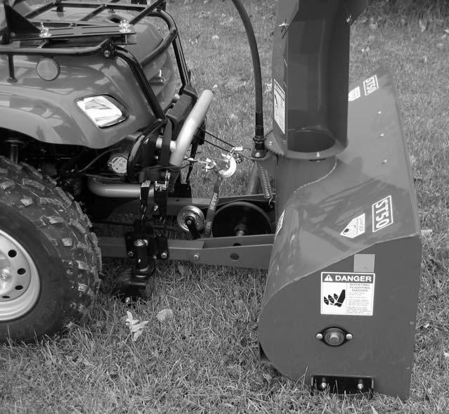 Step 1 - Stop the ATV where you want to leave the ST50, SHUT OFF the ATV and place in PARK and apply the handbrake ensure the ST50 motor is off.