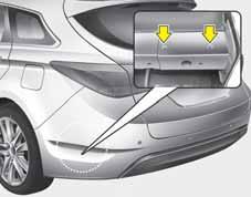 Auto juhtimine OVF061016 NB! - Veokonksu raami paigalduspunktid Veokonksu raami kinnitamiseks mõeldud paigaldusavad asuvad mõlemal küljel auto põhja all tagarataste taga.