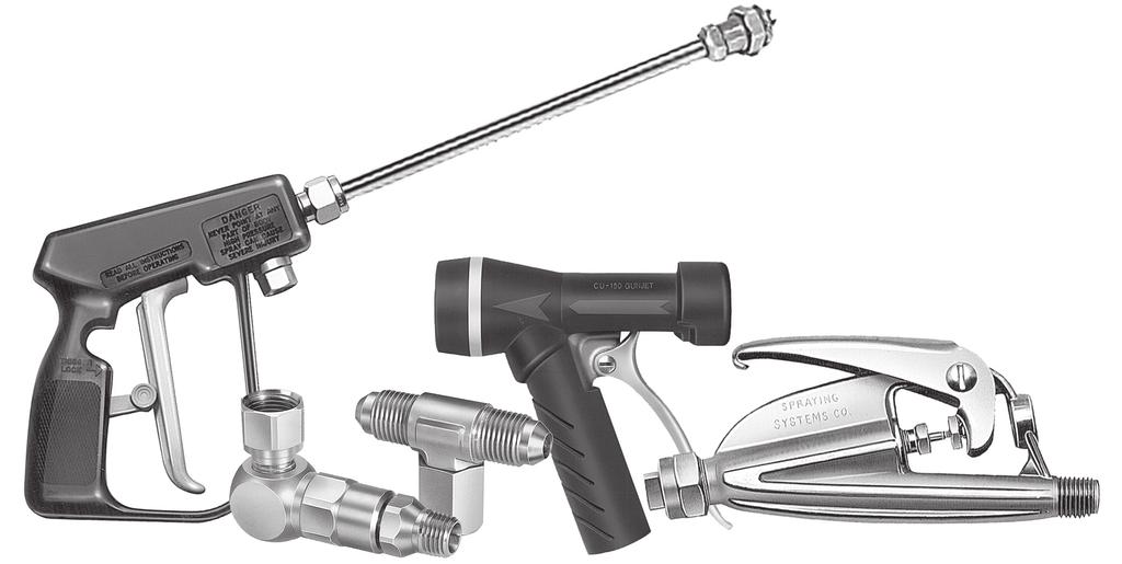 Section H Overview You re sure to find a solution for your cleaning and rinsing needs in our comprehensive line of hand-held spray guns.