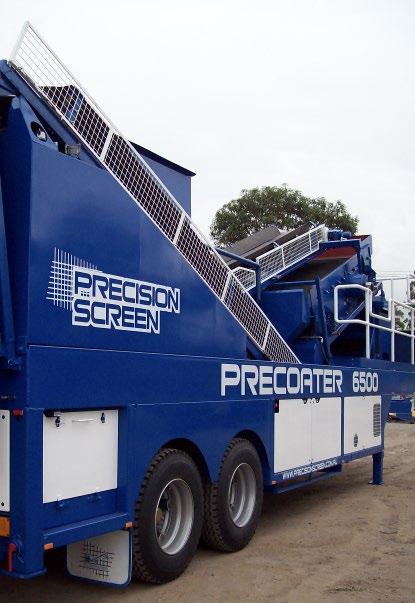 PRECOATER 6500 The Precoater 6500 is an Australian designed and constructed plant that has been created by our in house design team to meet the needs of the civil infrastructure industry.