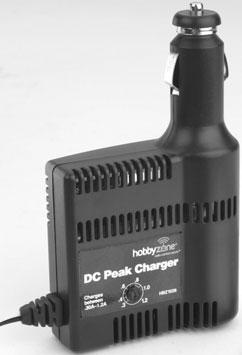 5611_5(fbcmdr manual) 3/12/03 2:16 AM Page 34 HobbyZone Accessories HBZ1026 DC Peak Charger Charge your battery from your car in about 40 minutes with our DC Peak Charger, including