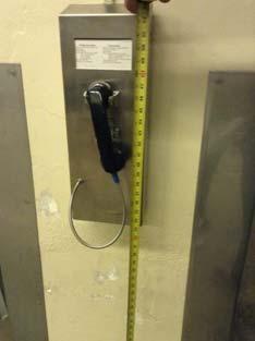 correctional facility if a public phone for detainees is provided Provide accessible TTY per current standards N/A 7.4.