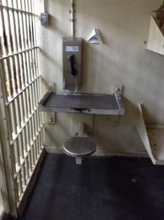 85 South Annex Jail 4 86 South Annex Jail 4 Telephones Telephones Clear floor space not provided for