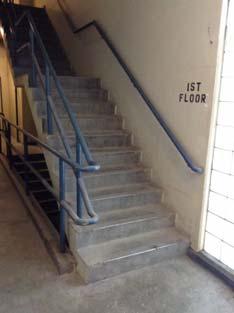 89 South Annex Jail 90 South Annex Jail Stairs Stairs Extension of handrail at bottom of