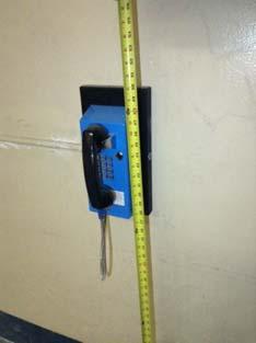 to maximum 40" AFF to reflecting surface At least one TTY not provided in a secured area of a