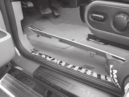 READ ALL DIRECTIONS CAREFULLY BEFORE BEGINNING MOUNTING LOCATION: The enclosure mounts under the rear seat on drivers side of Ford Super Cab/Super