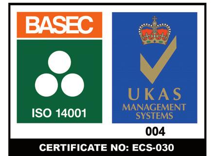 ENVIRONMENTAL MANAGEMENT SYSTEM CERTIFIED TO ISO 14001 Ducab s Environmental Management System conforms to the ISO 14001 International Environmental Management Standard