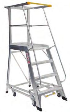 84 Access Equipment Hills Order Pickers Hills Deluxe Order Picking s (Non Folding): All Aluminium Mobile Warehouse For Frequent Use 150kg Capacity Included