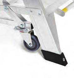 Capacity Spring Loaded Castors Heavy Duty Aluminium Stiles And Treads 900mm High Handrail For Added Safety 100mm High Kick Plate On 3 Sides Made In Australia
