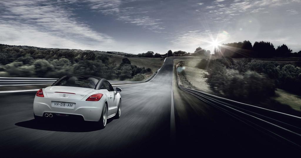 The muscular rear bumper of the New RCZ is a perfect companion to the sporting rear tailpipe and