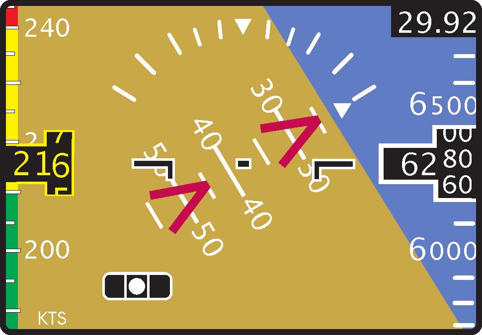 Operating Instructions In-flight screen examples ESI-2000 NOTE The In-flight screen examples are typical of all software versions of the ESI-2000 with the exception of the airspeed units descriptor