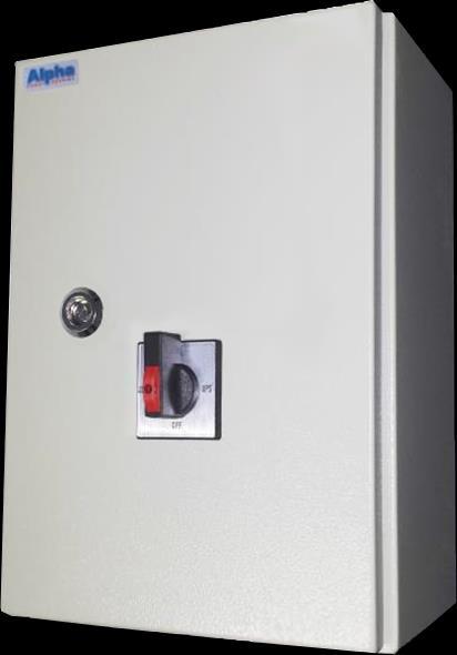 Only AC input and output are isolated in this switch; the DC supply from batteries is not isolated as the batteries have an independent circuit breaker.