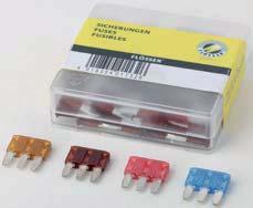 Fuses Micro III blade fuses -Nr. Volt Ampere Farbe Colour Couleur Color Page-Nr.