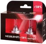 mega Lamps +50% Megalamps +50% give up to 50% more light than