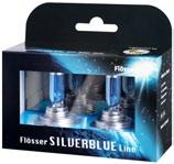 Silverblue Lamps The Silverblue FLÖSSER lamps have a shining blue coating