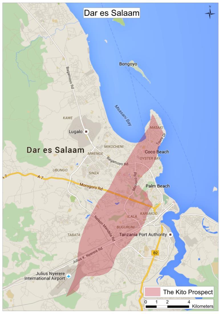 relative to Dar es