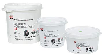 CHEMICAL PRODUCTS Tire Mounting Lubricants 74 75 75N 28 280X 278 2278 2280 2282 Universal Mounting Paste REMA TIP TOP s simple to use mounting paste is easily applied and will not corrode or discolor