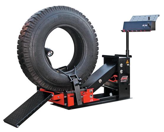 EQUIPMENT Tire Spreaders 655 Economy Tire Spreader The Air Powered REMA TIP TOP 655 Economy Tire Spreader is designed for servicing and repairing passenger, light truck,