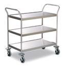 *Overall height includes castors DB0020 - Classic Multi Purpose Trolley Stainless steel construction 3 x  *Overall