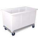 Facility Service Equipment Wet and Dry Linen Trolleys Moist Linen Trolley Durable rotomoulded plastic tub Galvanised sheet metal base frame 125mm rubber swivel castors (2 x Fixed