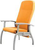 Safe working load: 150 kg Optional: 200 kg Tilt Rest Chair on castors with lowerable armrests ED3460 L 730 x D 740-1080 x H 1250mm Seat height: 510mm
