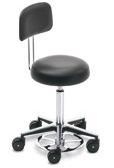 adjustable for various treatment positions Seat Width: Seat Length: Overall Height: 450mm 350mm 550-750mm KD0460 - Novak - M - Surgeon Stool Comfortable stool with foot operated
