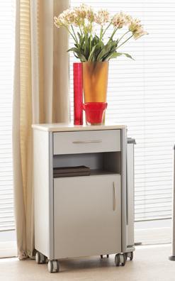 Healthcare Furniture Bedside Furniture Atlas Hospital Bedside Cabinet The Atlas Hospital with Bedside Cabinet is a compact bedside table that offers numerous storage possibilities thanks to its