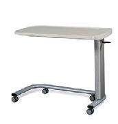 table top Wide base for greater stability U shape base enables the  810mm 450mm 685-1000mm 735mm EE0180 - Viva Overbed Table Seamless one piece moulded ABS plastic top with no gaps/hollows underneath