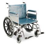 tipping Quick release rear wheels for easy storage and transportation Lightweight aluminium folding frame Silver powder coat paint finish Transit wheel modification available Seat Width: Seat Depth:
