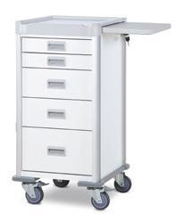 MEDICAl EQUIPMENT & CARTS Procedure Carts Viva Narrow Cart The Viva Narrow Cart is designed with smaller overall dimensions than the regular procedure cart. This is ideal for areas with limited space.