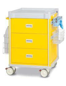 MEDICAl EQUIPMENT & CARTS Isolation Carts Viva Isolation Cart The bright yellow colour of the Viva Isolation Cart is synonymous with the high risk infection control areas in the facility.