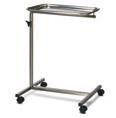 Height 560mm 410mm 820-1120mm GF0260 - Mayo Table Removable tray 4 Leg base Adjustable height 4 x 50mm Twin castors 304 Grade
