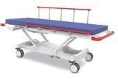 Beds & Patient Care Equipment Patient Trolleys Contour Portare Aesthetically designed patient transport, procedure and recovery trolley Full electric function Powder coated top with replaceable crash