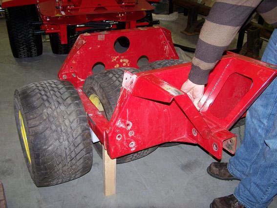 Only use the inner two bolt holes at this stage, to allow installation of the fenders later, see Figure 13. 2.