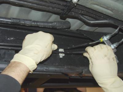 For the rearmost bolt, use a small ½ washer on the outside to prevent interference