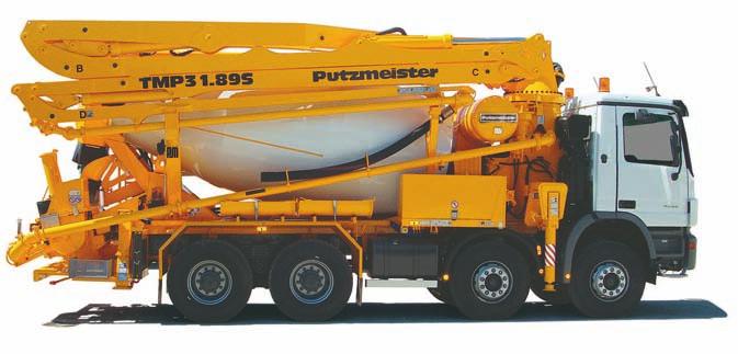 Mixer drums from Liebherr Like all components on the PUMI, the Liebherr mixer drum also stands for high quality and maximum durability.