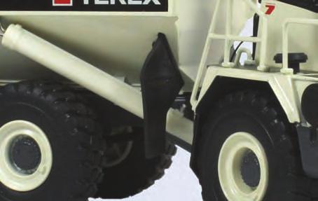 machines in the product ranges. TEREX TA40 ARTICULATED TRUCK The Terex TA40 articulated truck is the largest in the range with a maximum payload of 41.8 tons.