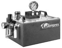 www.jergensinc.com POWER CLAMPING Air-Powered Hydraulic Pumps Shoebox Pumps The Shoebox Pump is a low cost, compact unit used on smaller hydraulic circuits.