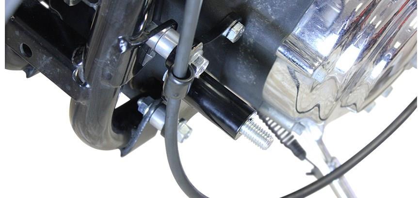 #119-0163). It will install in the same location as your stock brake side motor mount that you removed in step 2 or step 3. 7.