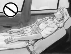 Press the switch toward the rear of the vehicle to recline the seat and toward