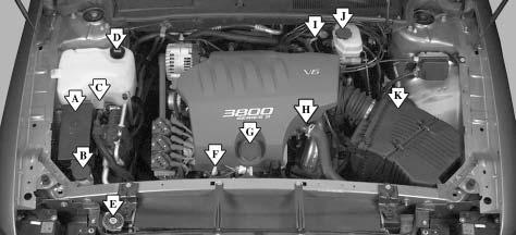Engine Compartment Overview When you open the