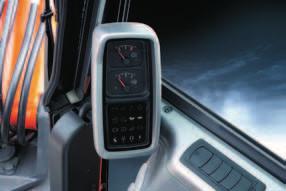 RPM dial / Auto idle: Thanks to the electronic control, the optimal engine rpm can be set