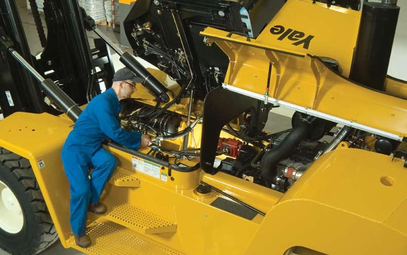 Yale gold service The ability to quickly and accurately perform maintenance has a large impact on truck performance, uptime and productivity.