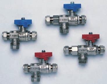shower fittings/accessories Meynell Accessories - Isolating valves Service/isolation valves are recommended by the WRAS (Water Regulations Advisory Scheme) Supplied in pairs (red lever/blue lever)